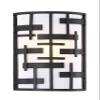 Nuvo Lighting 60/6431 Craftsman/Mission One Light Vanity from Lansing Collection in Black Finish view 1