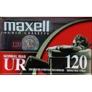 Maxell UR 120 - Cassettes- Normal BIAS - Box of 10 Cassettes