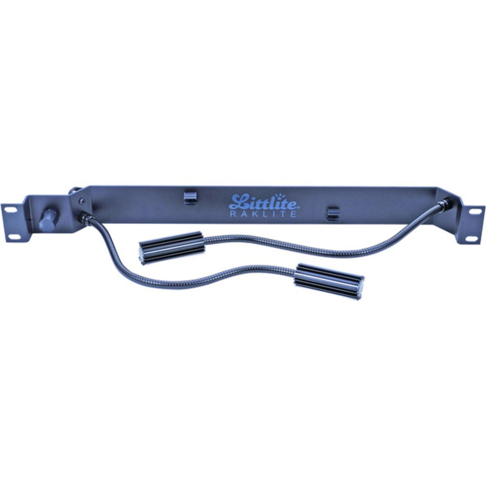 Littlite RL10DLED Rackmount Dual LED Gooseneck Lamp Set