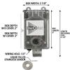 DuroStat NEMA 4 Waterproof Mechanical Thermostat 30F to 110F view 2