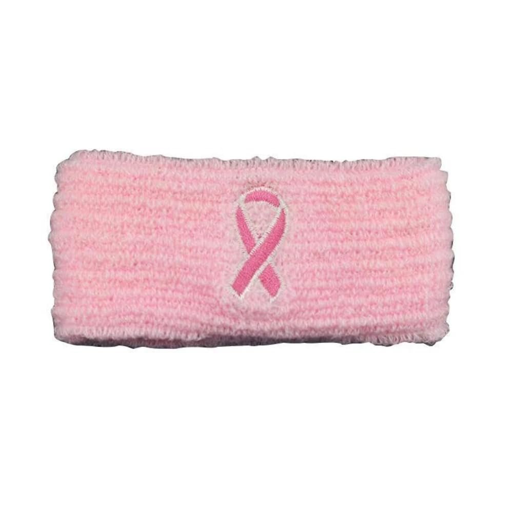 25 Pack Pink Ribbon Armbands for Breast Cancer Awareness Events, Football Games and Fundraising Walks