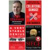 Foblit ltd Keir Starmer The Biography [Hardcover, Collateral Damage, A Very Stable Genius and Siege Trump Under Fire 4 Books Collection Set view 1
