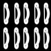 White Switch Plate Cover Guard Keeps Light Switch ON or Off Protects Your Lights or Circuits from Accidentally Being Turned on or Off. (10 Pack) view 1