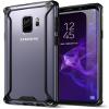 Poetic Galaxy S9 Case, Affinity [Premium Thin] [Scratch Resistant Back] [Corner Protection] [Side Grip] Dual Material Protective Bumper Case for Samsung Galaxy S9 Black/Clear view 1