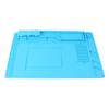 Mallofusa 17.7x11.8 Inch Magnetic Heat Insulation Silicone Pad Desk Mat for BGA Soldering Smartphone Iphone Repairing, Anti-Static view 1