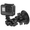 RAM Mounts Twist-Lock Suction Cup Mount with Universal Action Camera Adapter RAM-B-166-A-GOP1U view 1