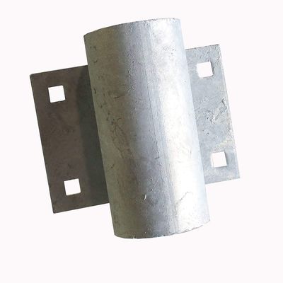 Dock Edge Galvanized Floating Dock Side Pipe Holder, 2.75" Silver