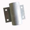 Dock Edge Galvanized Floating Dock Side Pipe Holder, 2.75" Silver view 1