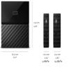 WD 1TB My Passport for Mac Portable External Hard Drive, USB-C/USB-A - WDBFKF0010BBK-WESE,Black view 3