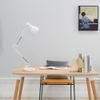 Globe Electric 52024 28" Swing Arm Architect Desk Lamp, Matte White, Rotary Switch on Shade, Partially Adjustable Arm, Modern Lighting for Bedroom or Office, Timeless, Indoor Lights view 3
