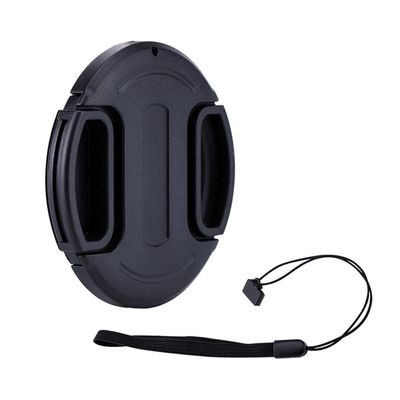 49mm Center Snap-on Lens Cap JJC Camera Front Lens Cover for Canon Nikon Fujifilm Sony Olympus Panasonic Any Lens with 49mm Filter Thread Replaces Original Cap with Free Lens Cap Keeper