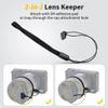 49mm Center Snap-on Lens Cap JJC Camera Front Lens Cover for Canon Nikon Fujifilm Sony Olympus Panasonic Any Lens with 49mm Filter Thread Replaces Original Cap with Free Lens Cap Keeper view 4