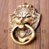 eSplanade Vzn277 Lion Mouth Door Knocker Design, Yellow view 2