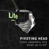 LitezAll Quattro 4 Mode LED Head Lamp | 200 Lumen COB LED Hands-Free Light | 60-Degree Pivoting Head with Red Night Vision Modes | 3 AAA Batteries Included view 4