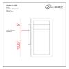 Z-Lite 1 Light Outdoor Wall Sconce 566M-BK-LED view 2