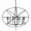 Z-Lite 458-36MB 10 Light Chandelier, Matte Black view 3