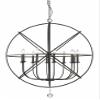 Z-Lite 458-36MB 10 Light Chandelier, Matte Black view 4