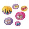 Fun Express Girl Superhero Hanging Paper Lanterns (Set of 6) view 1