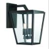 Savoy House 5-548-13 Milton Modern Clear Glass Outdoor Wall Lantern, 2-Light 80 Total Watts, 20" H x 10" W, English Bronze view 4