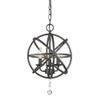 Z-Lite 458-12MB 3 Light Chandelier, Matte Black view 1