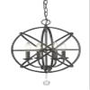 Z-Lite 458-16MB 4 Light Chandelier, Matte Black view 3