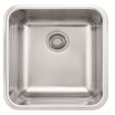 Franke GDX11018 Grande 19 3/4" x 21 1/2" x 9" 18 Gauge Undermount Single Bowl Stainless Steel Kitchen Sink