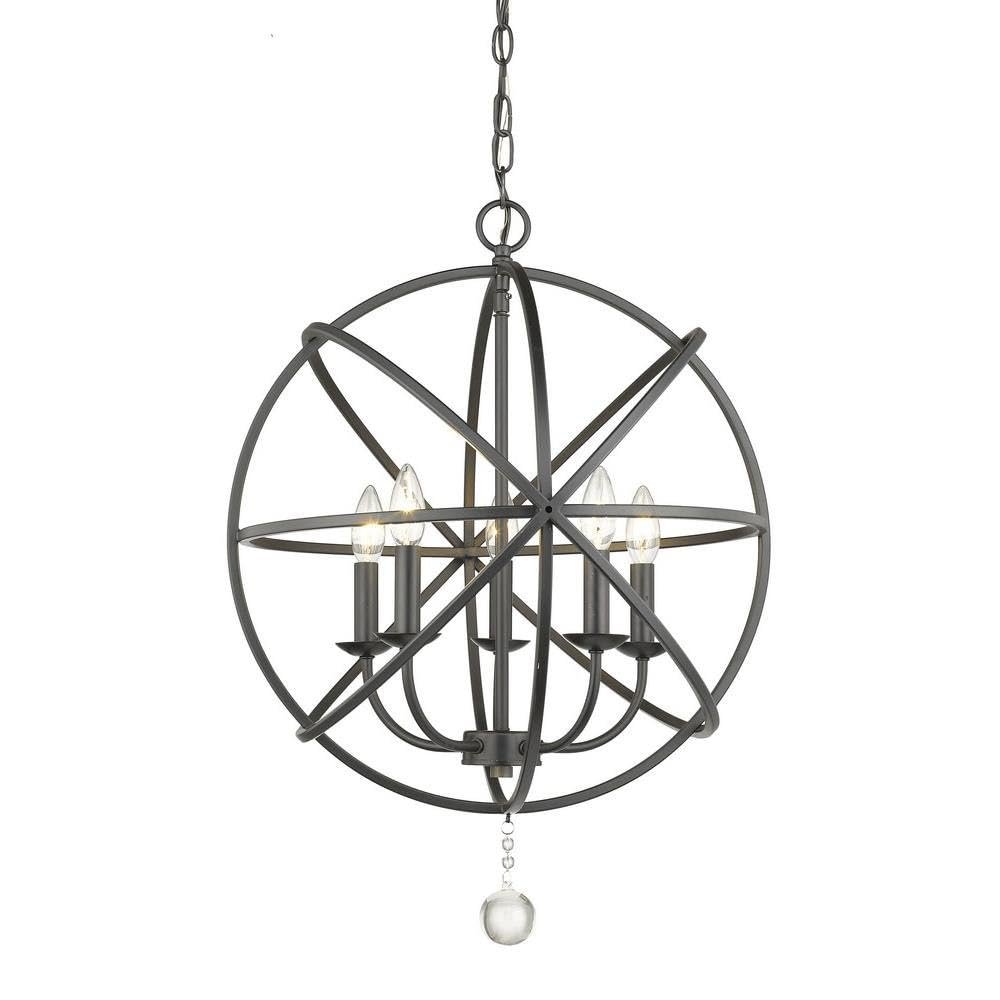Z-Lite 5 Light Chandelier 458-20MB