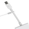 TetherTies Cable Organization, DIY Tether Kit - Customizable Cable Tethers for Computers, Adapters & Dongles - Easy Self Installation Tether Cables with Free Crimping Tool (White 10 Pk, 12 inch) view 3