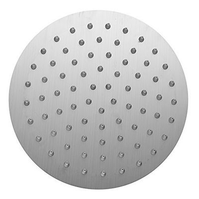 Wovier 12" Rainfall Shower Head Brushed Nickel Finish Stainless Steel Shower Round Ultra Thin