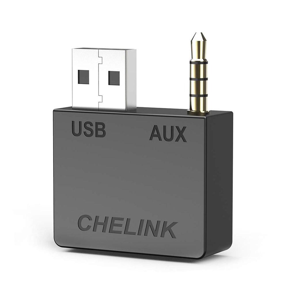 CHELINK Bluetooth Receiver for Car Aux, Wireless Music Streaming Adapter, Compatible with Kia K3/K5/Hyundai with AUX Port,Fits iPhone/iPad/Samsung, Plug and Play