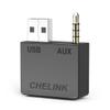CHELINK Bluetooth Receiver for Car Aux, Wireless Music Streaming Adapter, Compatible with Kia K3/K5/Hyundai with AUX Port,Fits iPhone/iPad/Samsung, Plug and Play view 1