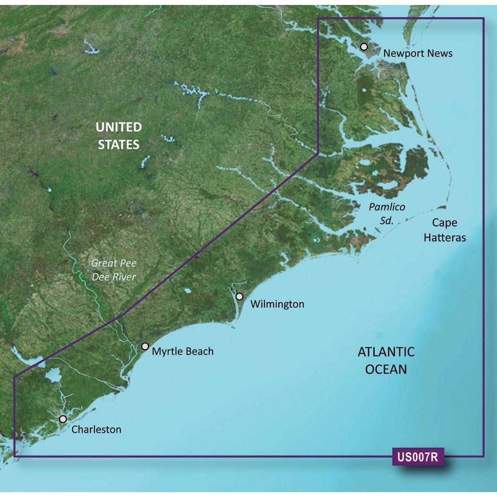 Garmin Bluechart G2 Vision - Norfolk to Charleston