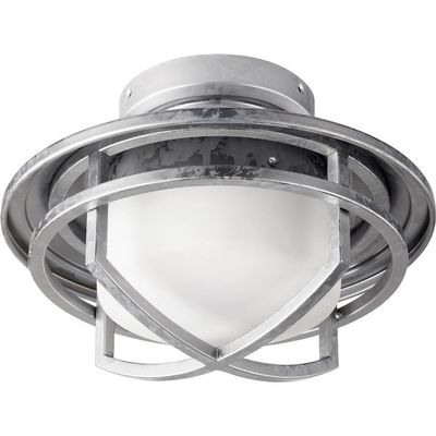 Quorum 1904-9 Restoration LED Fan Light Kit from Windmill Collection in Pewter, Nickel, Silver Finish,