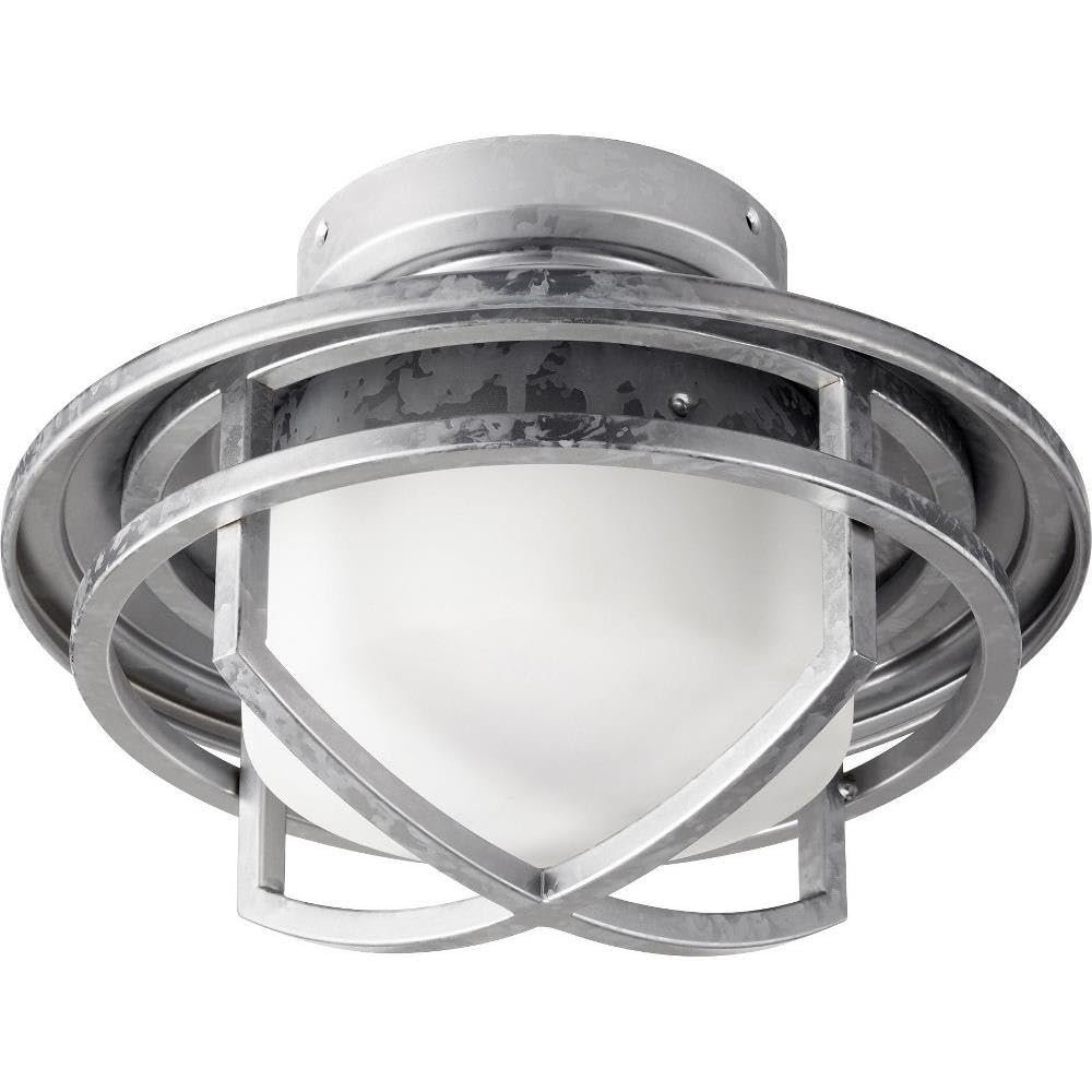 Quorum 1904-9 Restoration LED Fan Light Kit from Windmill Collection in Pewter, Nickel, Silver Finish,