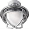 Quorum 1904-9 Restoration LED Fan Light Kit from Windmill Collection in Pewter, Nickel, Silver Finish, view 3