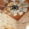 Quorum 1902-9 Restoration LED Fan Light Kit from Windmill Collection in Pewter, Nickel, Silver Finish, view 2