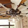 Quorum 1902-9 Restoration LED Fan Light Kit from Windmill Collection in Pewter, Nickel, Silver Finish, view 4