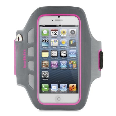 Belkin Ease-Fit Plus Armband for iPhone 5 / 5S / 5c / SE (Pink)