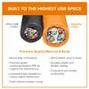 Tether Tools TetherPro USB-C to 3.0 Male B Cable (15-Feet/Orange) view 3