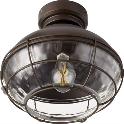 Quorum 1975-86 Restoration LED Fan Light Kit from Windmill Collection in Bronze/Dark Finish,