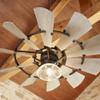 Quorum 1902-86 Restoration LED Fan Light Kit from Windmill Collection in Bronze/Dark Finish, view 3