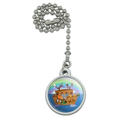 GRAPHICS & MORE Noah's Ark with Animals Ceiling Fan and Light Pull Chain