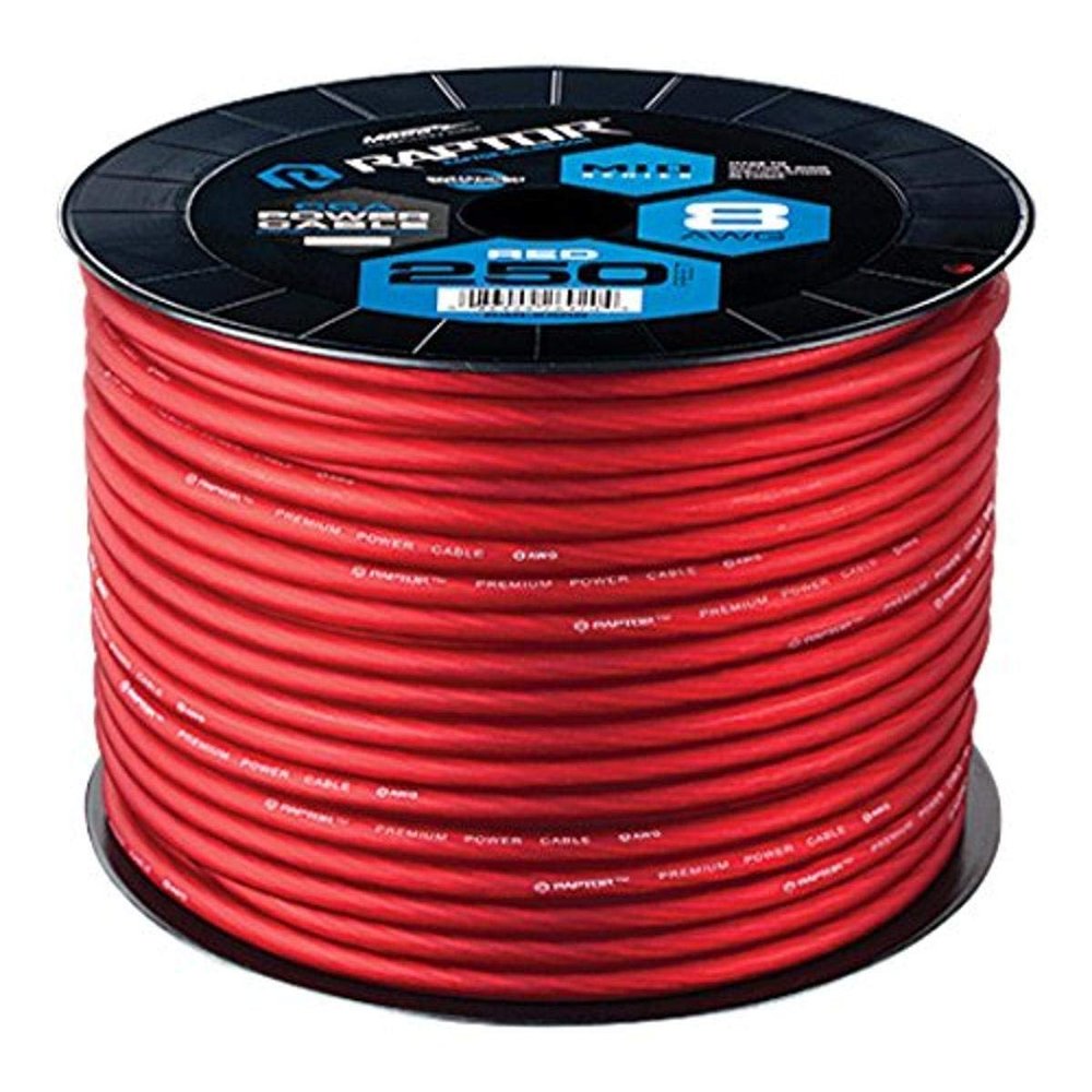 Raptor R4R8-250 MID Series - Power Cable (Red)