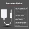 Oxsubor AUX to USB Adapter, 3.5mm Male Audio Jack to USB 2.0 Female Converter Cable, 2-Pack  Only for Car AUX-in with MP3 Decoder, Not for Headphones, Speakers, Computers, or MP3 Players view 3