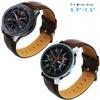 OTOPO for Galaxy Watch3 45mm Bands/Galaxy Watch 46mm Bands, 22mm Quick Release Genuine Leather Replacement strap with Stainless Steel Buckle for Samsung Galaxy Watch 3 45mm Smartwatch- Brown view 3