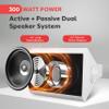 Pyle 6.5 Inch Wall Mount Waterproof Speaker System for Indoor or Outdoor Wireless Bluetooth Surround Sound System, White (2 Pack) view 2