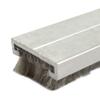 Mill Aluminum Mortised Door Bottom Sweep with Pile Brush Seal (7452MA) in (36''), SMS # 6 x 1/2'' supplied view 1