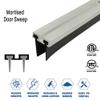 Mortised Door Sweep with Double Silicone Lip in Mill Aluminum (7183MA), SMS #6 x 1/2'' supplied (36'' L x .75'' W x .75'' H) view 3