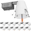 Sunco 12 Pack 4 Inch Recessed Lighting Housing Can, Remodel Air Tight Ceiling Cans, 120-277V,Hard Wired, TP24 Connector Included, Easy Install, IC Rated UL view 1