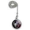 Scorpio Scorpion Zodiac Sign Horoscope in Space Ceiling Fan and Light Pull view 1